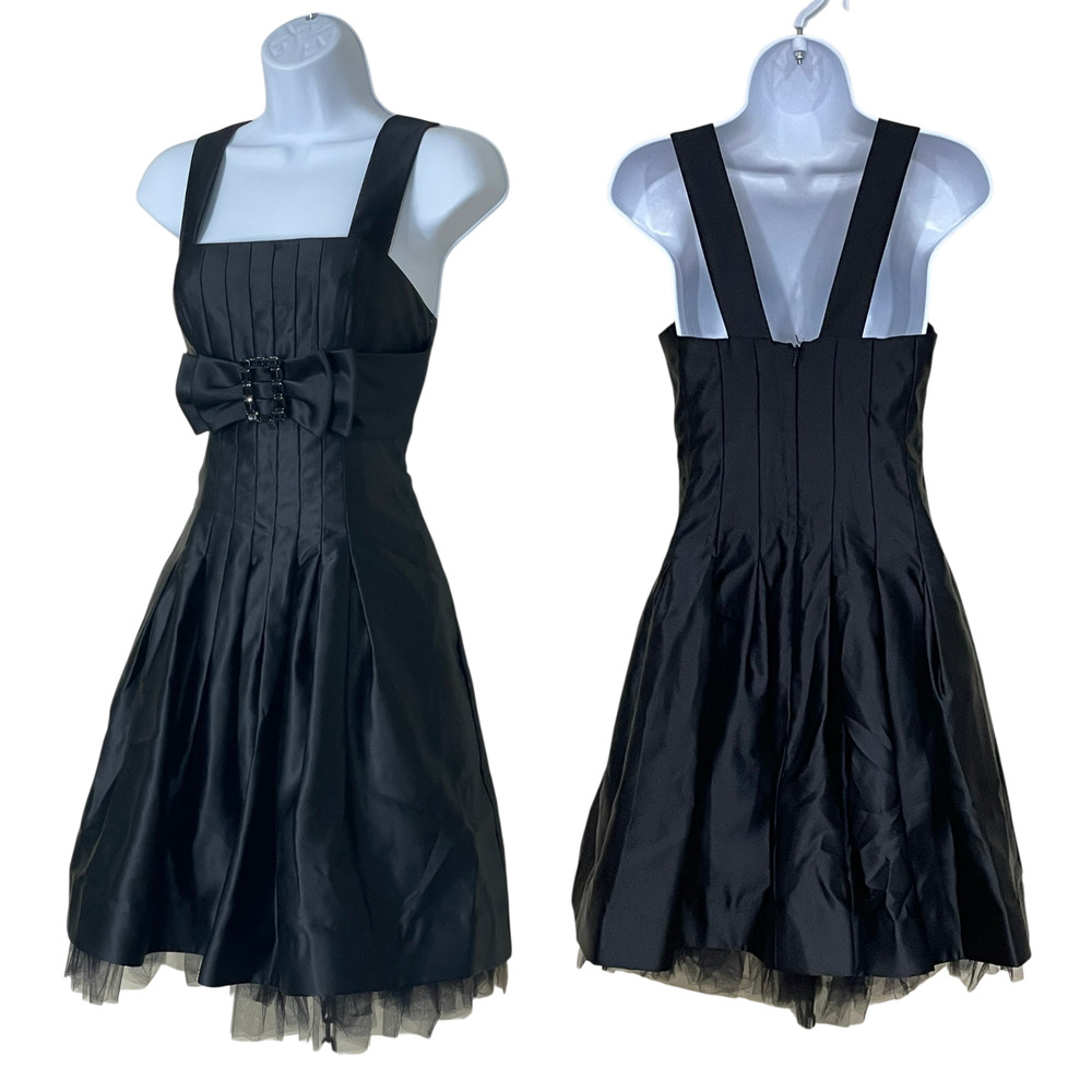 Formal HOCO Dress Size 6 Fairy Black Goth Whimsigoth Y2K Vamp Jessica McClintock